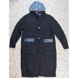 Joh Apparel Women's Seline Sweater & Denim‎ Coat Size Small